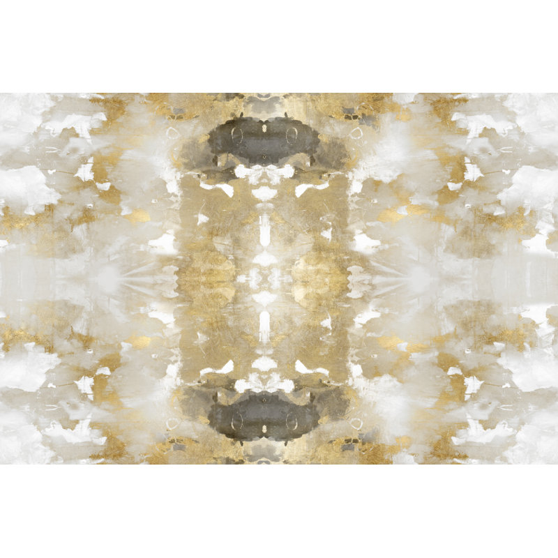Reflections In Gold I, 8" H x 12" W