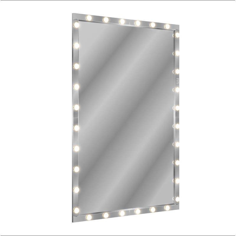 Très grand miroir de salle de bain Hollywood, 72" x 48"