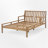 52.73" Acacia Wood Outdoor Patio Daybed-22131028
