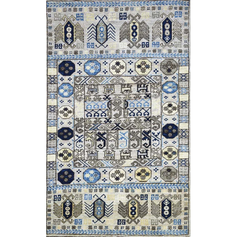Transitional One-of-a-Kind Rectangle 3'1" X 5'1" Wool Area Rug