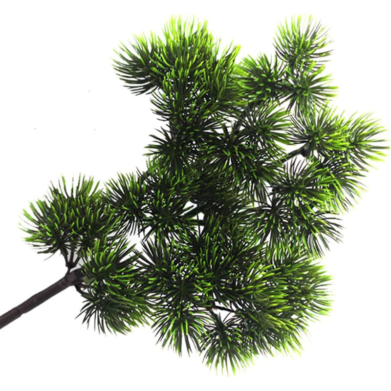 Paquet de 6 aiguilles de pin artificielles, branches de pin de ...