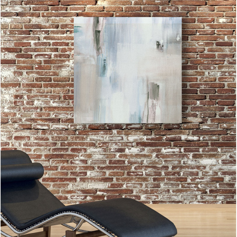« matinée lake ii », peinture, H 10 po x l 10 po x P 1,5 po, Toile tendue