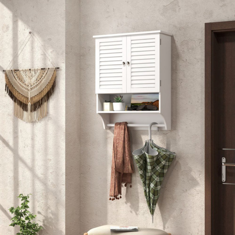 Dorothymae Wall Bathroom Cabinet, White