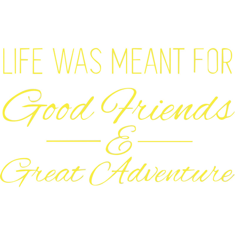 Wall Decal, Large, Bright Yellow