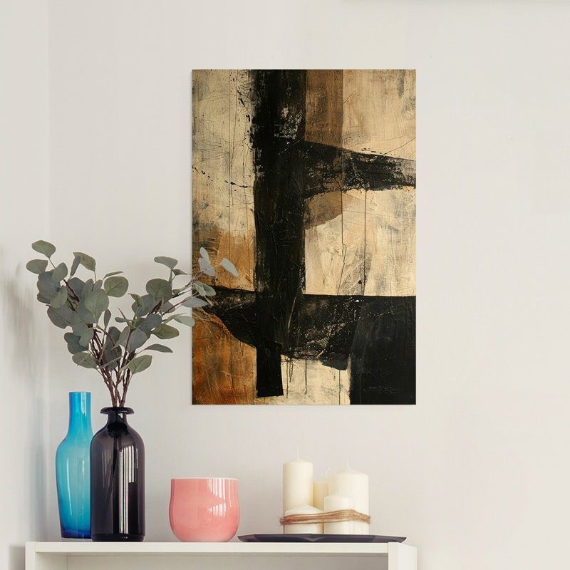 Série ABSTRACT CCCCXXIV - Impression sur toile seulement - NON CADRE, H 48 po x l 32 po