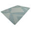 Tapis rayé en polypropylène tissé à la machine intérieur / extérieur gris / bleu-400190687