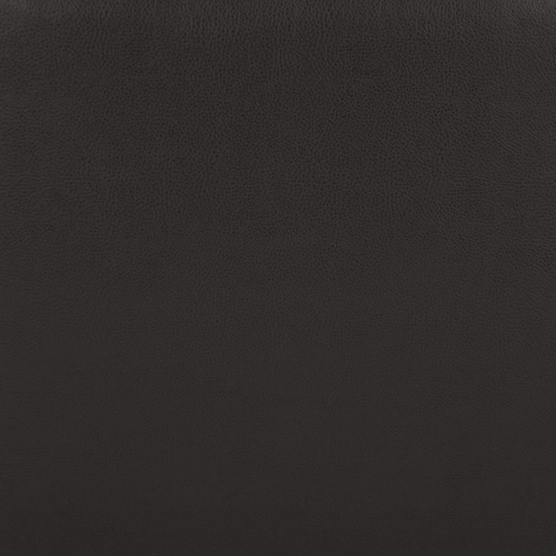 Decorative Faux leather Throw Pillow, 20" x 20", Black