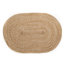 Tapis brun tressé à la main Élisondo-1025263689