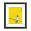 Coplin «Yellow Bird», reproduction de peinture acrylique encadrée