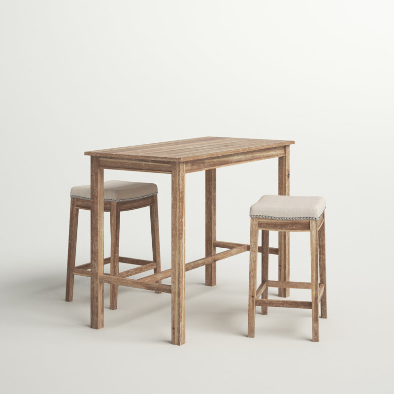 Arlyce 2 - Person Solid Wood Solid Wood Top Four Leg Dining Set