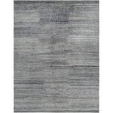 Herat Hand Knotted Wool Area Rug in Gray