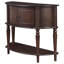 1 console traditionnelle 2 portes Demilune