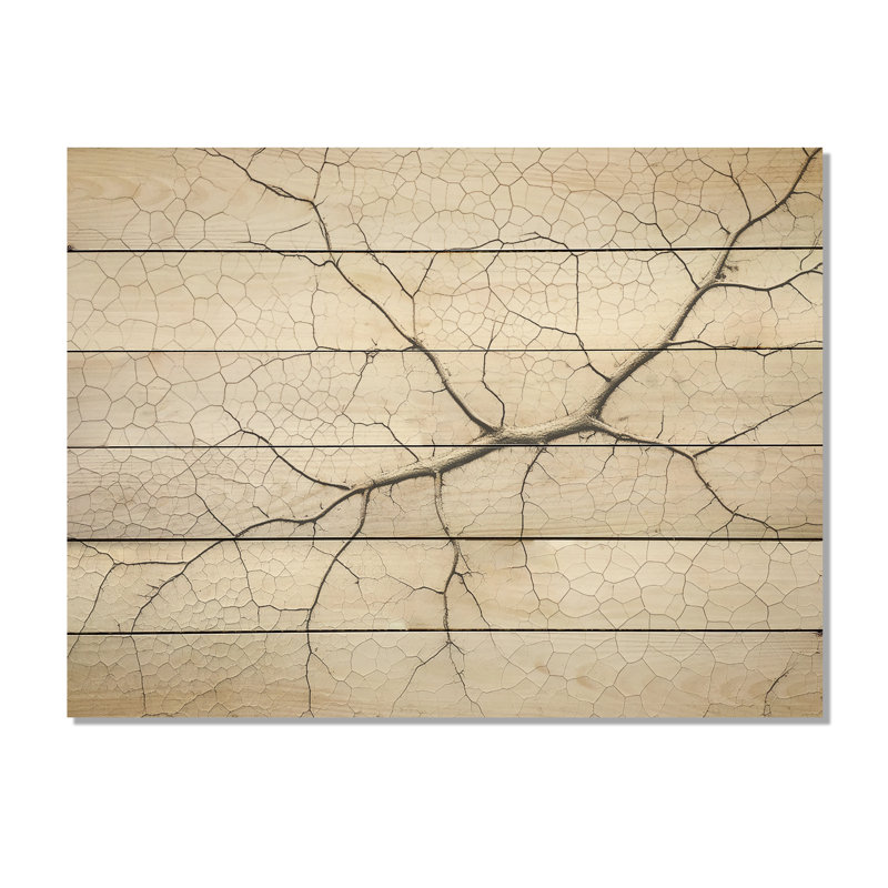 «Monocrhome Sycamore Tree Solitude I», art mural panneau de bois de sycomore sur bois de pin naturel, H 24 po x l 32 po