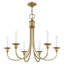 Lustre empire 6 lumières de style bougie Eckard-1905845945