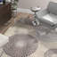 Tapis géométrique gris / ivoire / brun Cangelosi-29473035