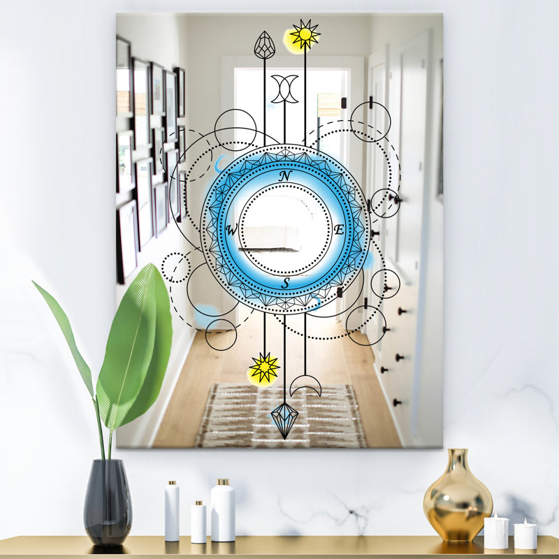 Miroir Cardinal, H 39,4 po x l 29,5 po