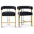 Chenille Upholstered Counter Stool-1503988499