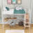 Hiroko Metal Loft Bed with Desk and Storage Ladder and Wardrobe-1445065504-1445065505