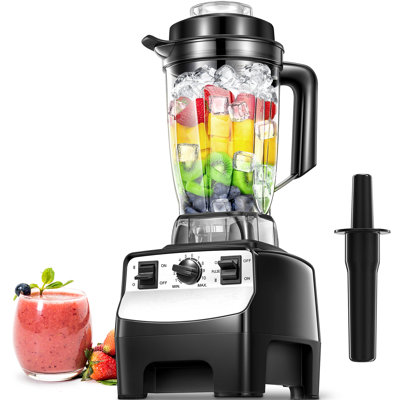 1450W Professional Blender for Kitchen: High Speed Smoothie Maker, 68 oz Tritan Container, 8 Titanium Steel Blades & 10 Speeds