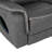 38" Wide Modern Oversized Microfiber Power Recliner with USB Port, Side LED Strip-896117434