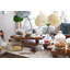 Normandy Wood Riser Footed Tray, Medium