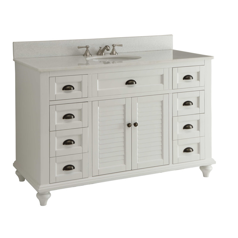 Ensemble de meuble-lavabo simple 49 po Schaible, Blanc