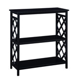 3-Tier Console Table With Storage Shelves