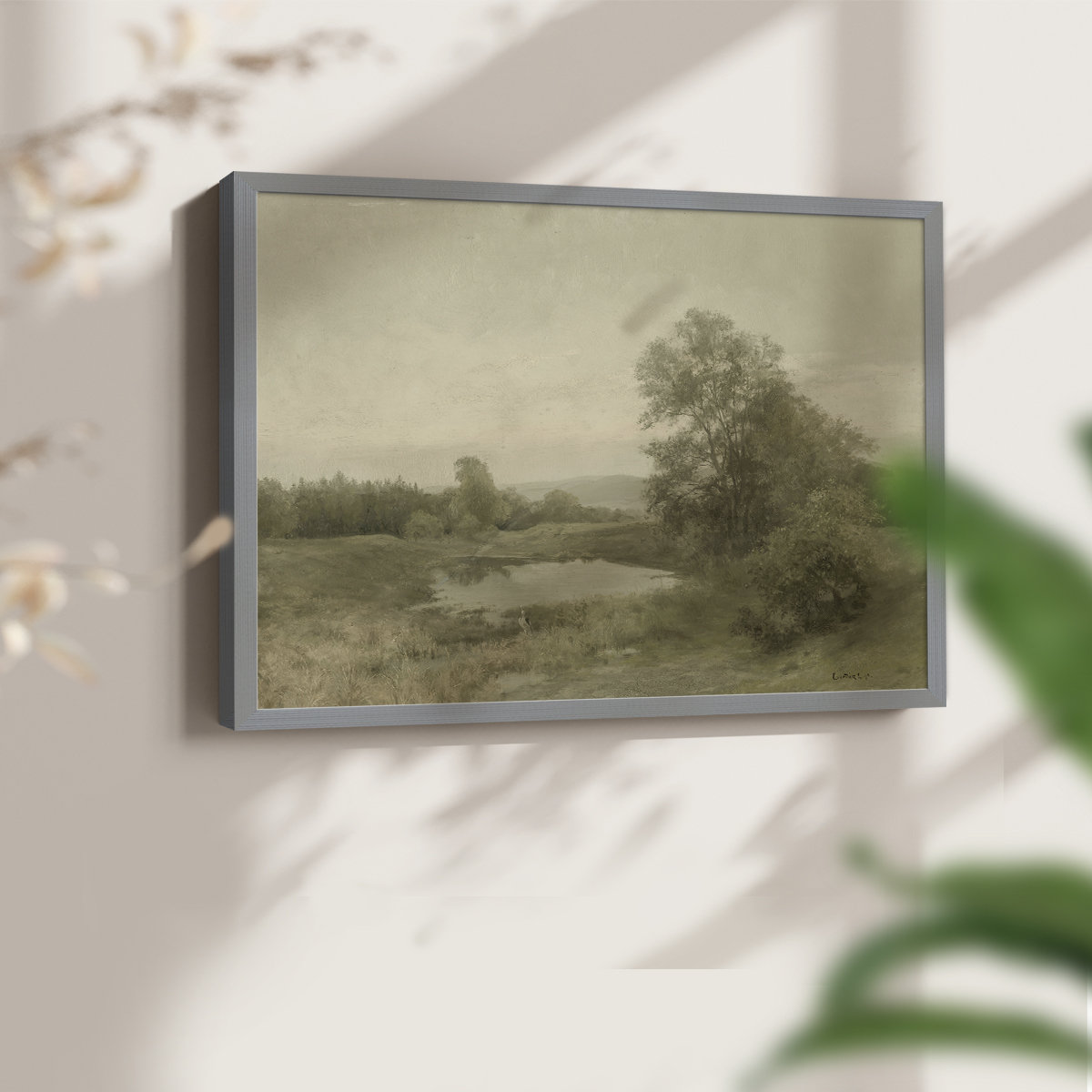 Charlton Home® Vintage Landscapes-DCXC -Framed Print - Restickable ...