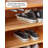 Nordic-Style Wavy-Panel Cherry Wood Solid Wood Shoe Cabinet-1763899987