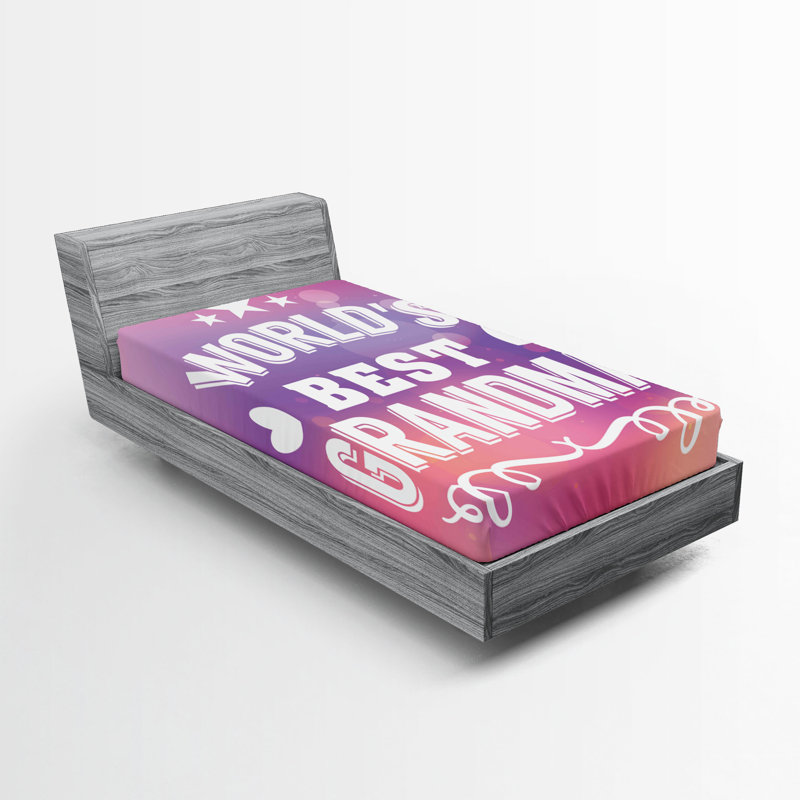 Drap-housse Ambesonne Grandma, Drap-housse de taille simple