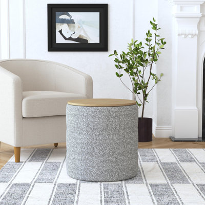 Repose-pieds avec rangement Homepop