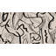 Papier peint abstrait à motif de lignes abstraites et amovibles beige-1722797466-1722797464