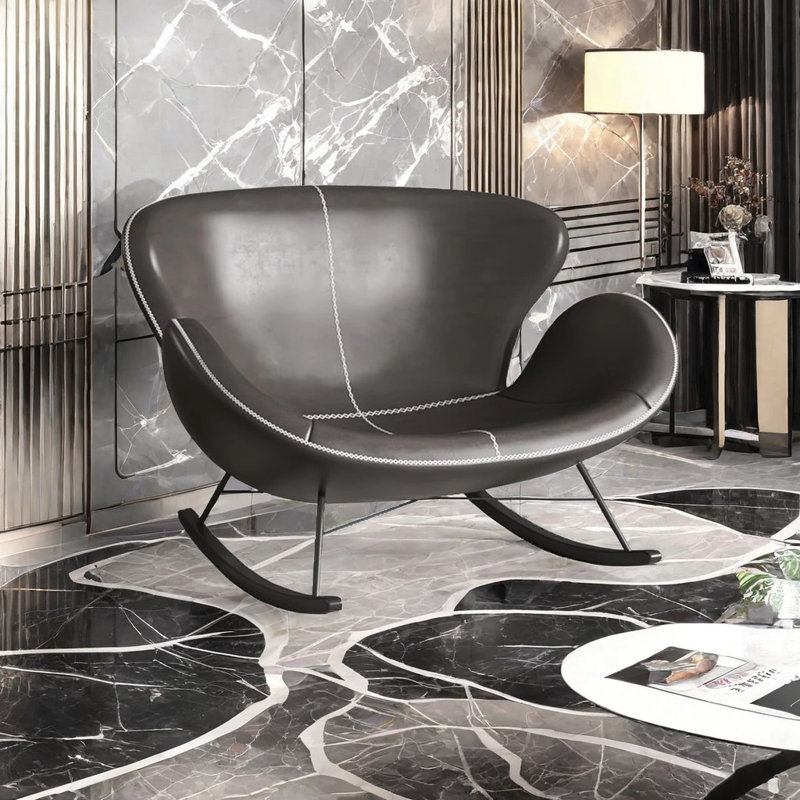 Chaise berçante de luxe Nordic Light