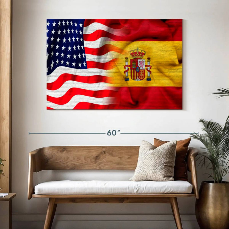 Borges Spain And USA Flag