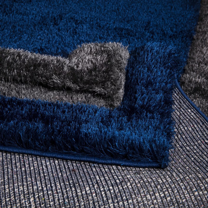 Solid Colour Shag Area Rug, Rectangle 160 x 230cm