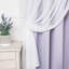 Pearl Beaded Tulle Overlay Room Darkening Grommet Curtains (Set Of 2)-1503200230-1503200224