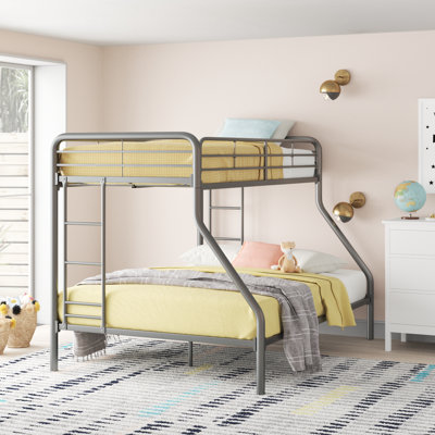 Inko Twin Over Full Metal Standard Bunk Bed by Mack & Miloâ„¢ by Mack & Milo