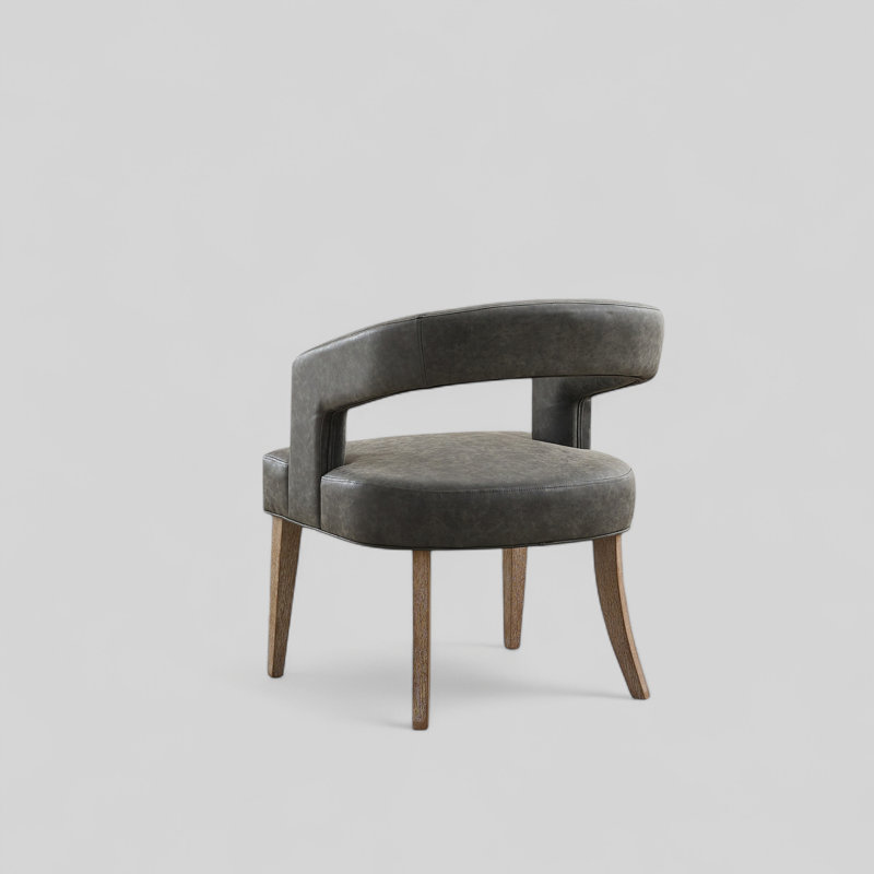 Fauteuil demi-tonneau d'appoint l 25,75 po