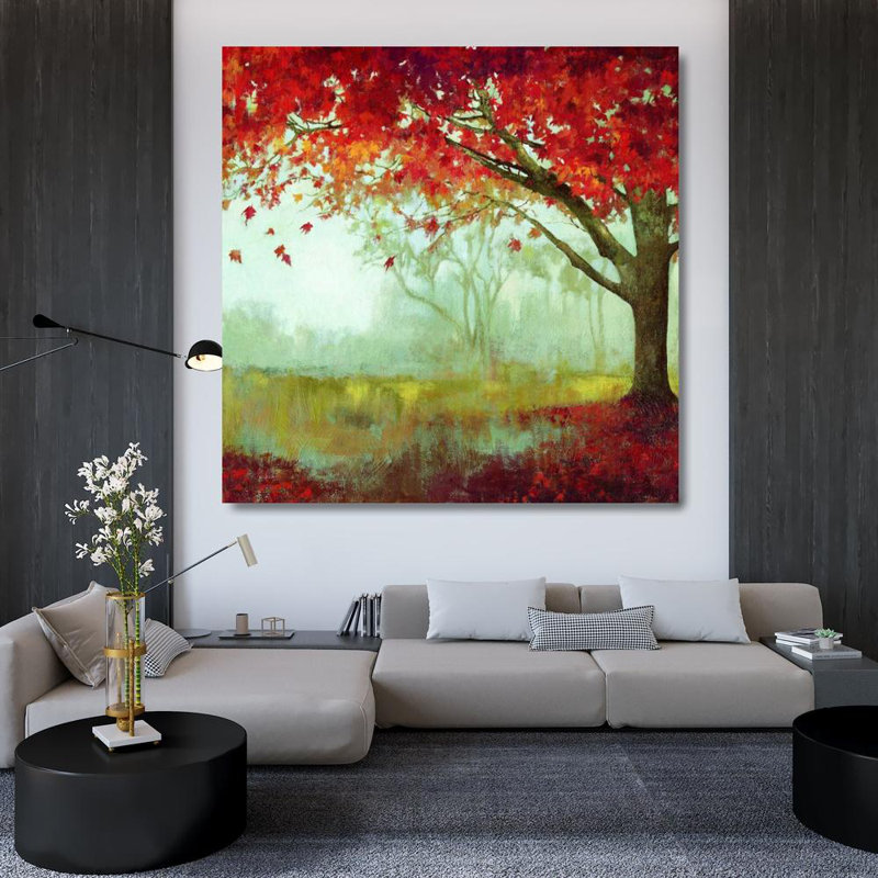 «Red Barrel Studio® Jensen, galerie d'art asiatique sur toile tendue: A Sense of Space I JNN49, H 36 po x l 36 po