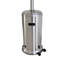 Chauffe-terrasse 46000 - Génère une chaleur suffisante, finition gris acier, paquet de 70 lb, installation de chauffage facile et fabrication en aluminium uniforme, hauteur de 83,5 po, propane de 20 lb