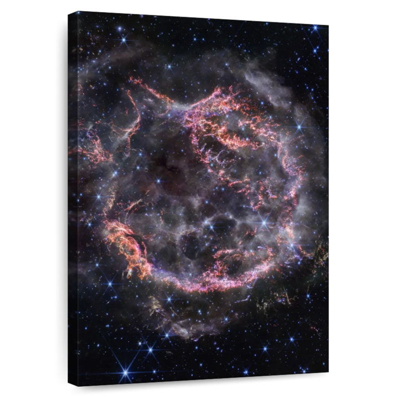 Oberle Cassiopeia A - NIRCam Image, 36" H x 24" W