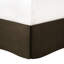 Édredon 7 pièces en faux suède, taille très grand, motif naturel, 2 taies décoratives, 3 coussins, jupe de lit lavable en daim, aspect transitionnel, texture douce, détails de broderie,