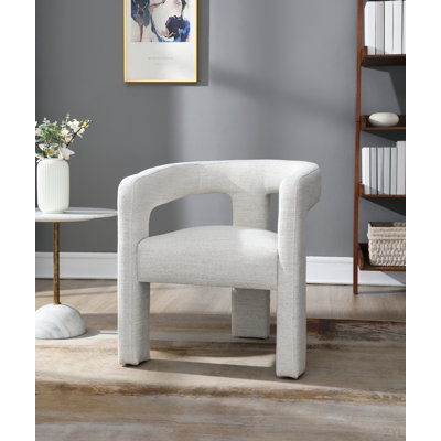 Ensemble de 2 chaises d'appoint Beige Boucle
