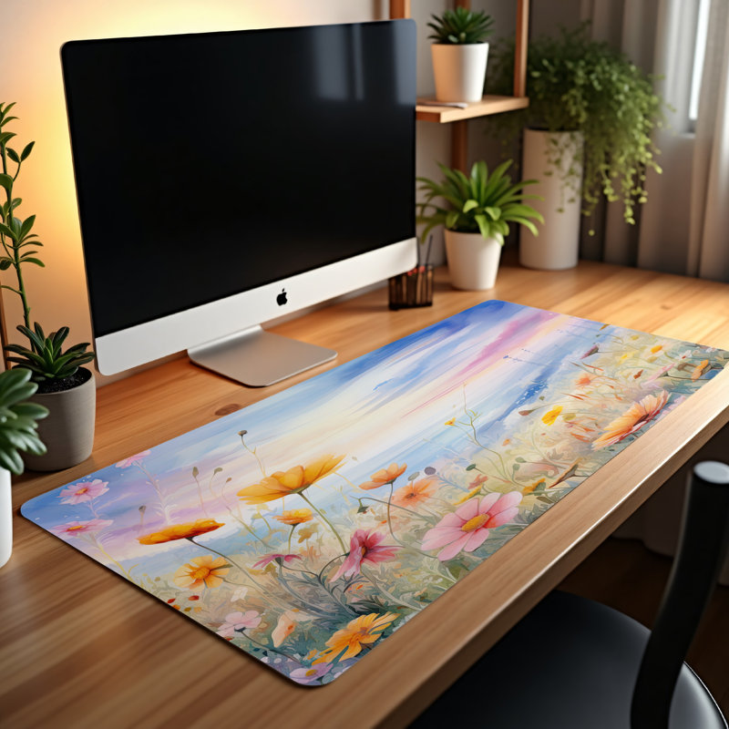 Polyester Desk Pad, 23.6x13.8