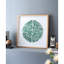Art mural 23,5 po X - de 2 boîtes d'ombre en pierre rehausse le décor avec 40% de couleur, 15% d'art en verre transformant l'espace 23,6 po x 23,6 po x 1,2 po
