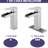 Modern Waterfall Bathroom Faucet - Brushed Nickel Single Handle With Pop Up Overflow Drain Style Deck Plate &-121613009