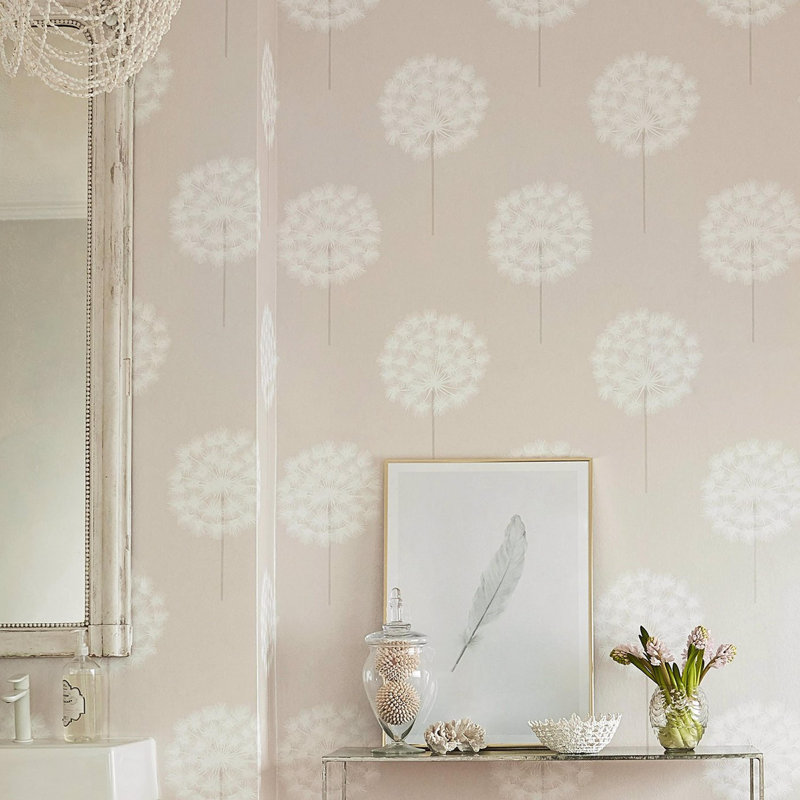 Paloma Amity Wallpaper, Rosegold/Pearl