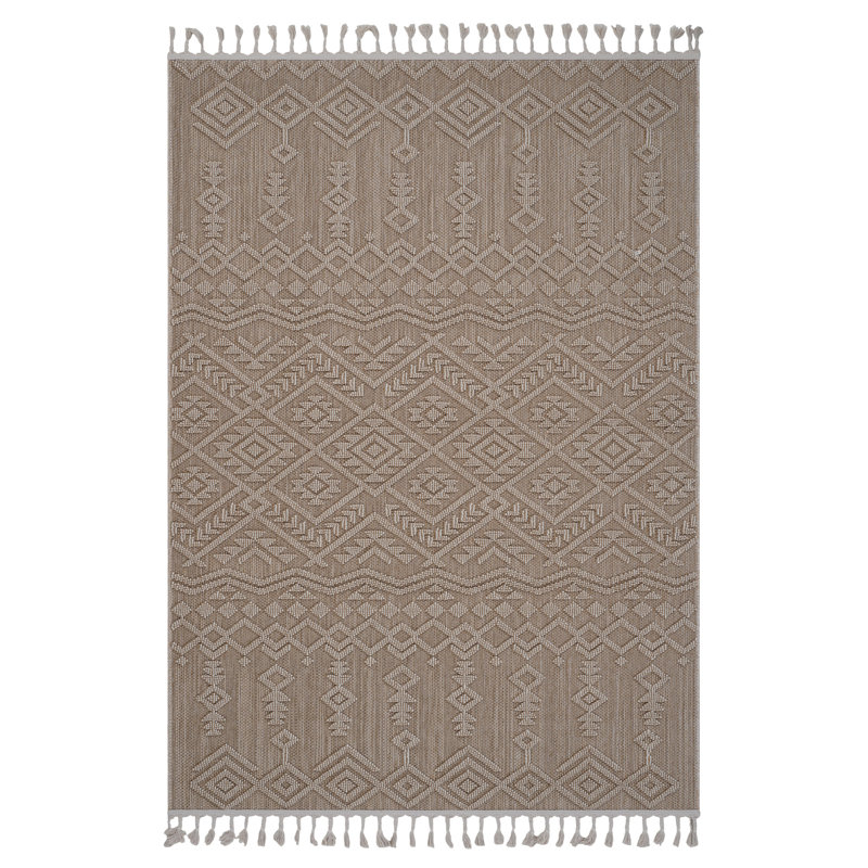 Collection Natural / Traditional Indoor / Outdoor Area Rug, Rectangle 7'9" x 10'