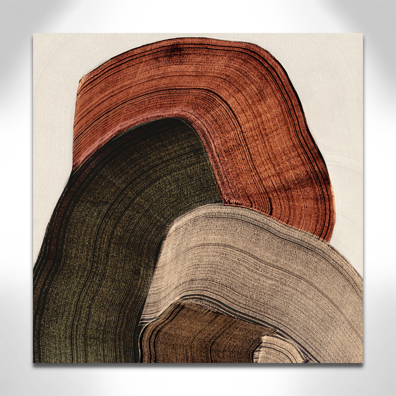 «Folded Earth I Print» par , 30'' W x 30'' H, Wrapped Canvas, Sans cadre