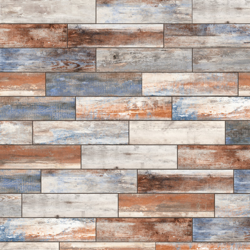 Valor 6" x 24" Porcelain Wood Look Wall & Floor Tile